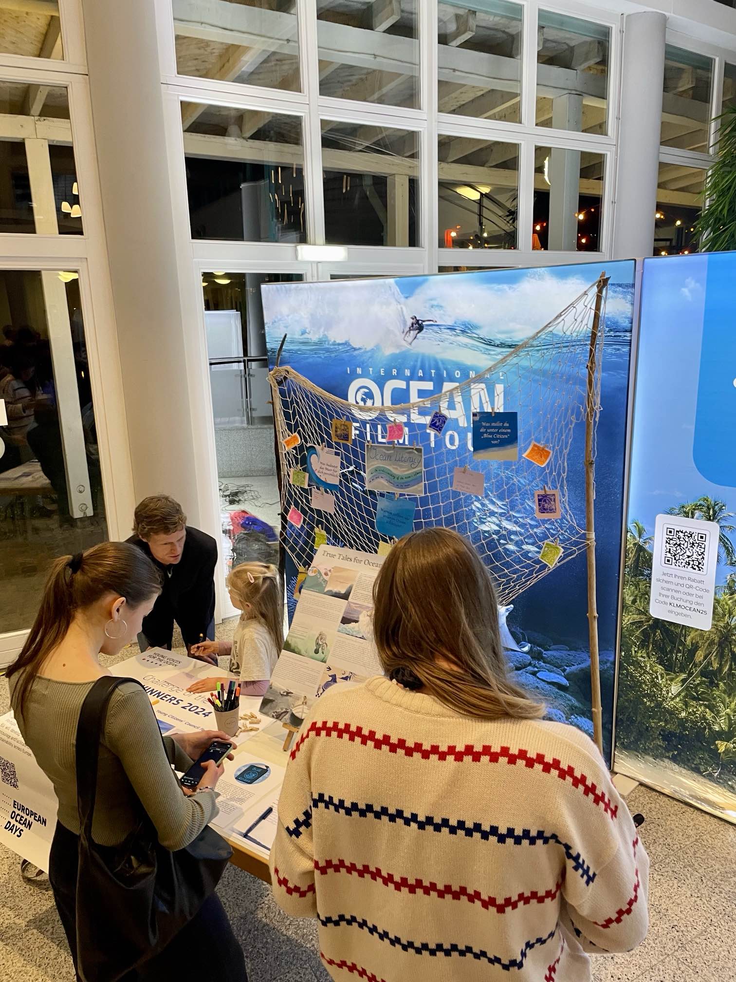 Blue Citizen stand at the Ocean Film Tour